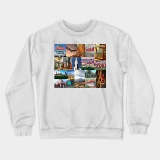 alamabma aesthetic collage Crewneck Sweatshirt